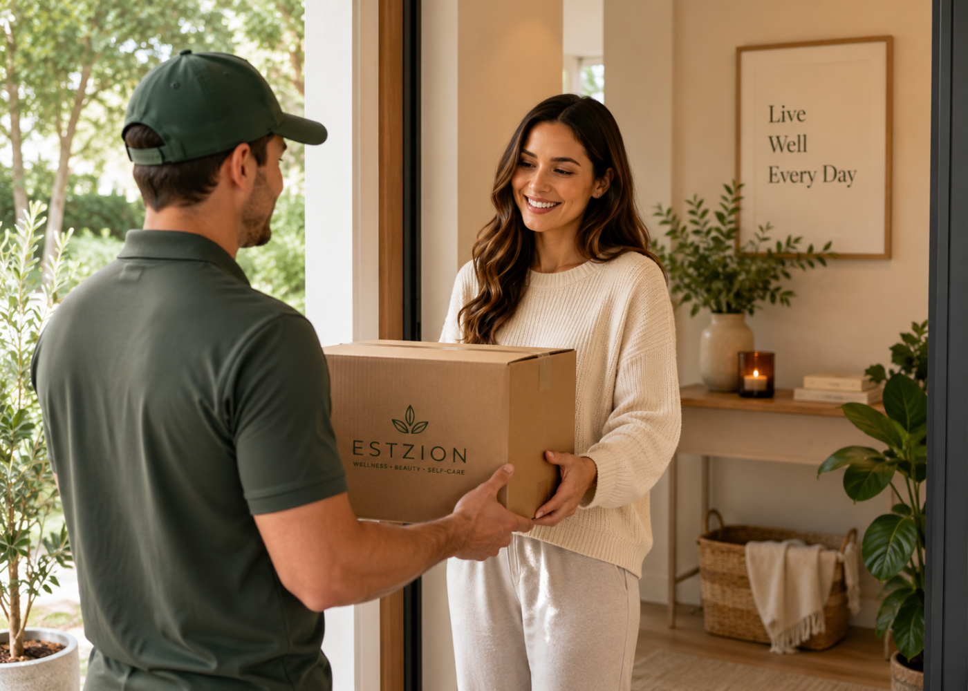Estzion shipping and order delivery service
